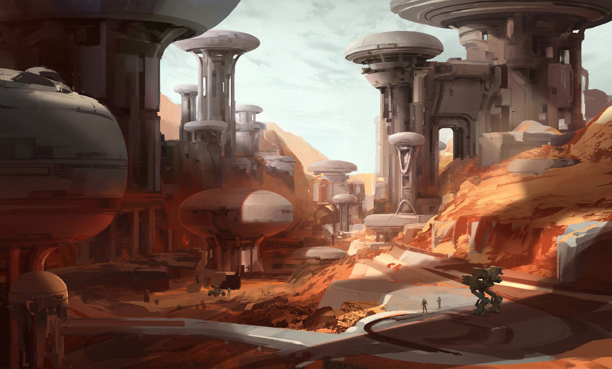 Early Sanghelios Concept Art from Halo Infinite