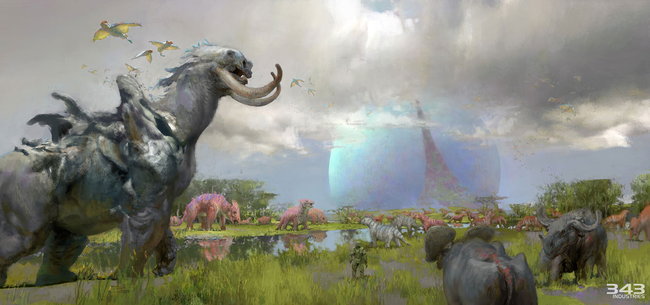 Endemic Life Art from Halo Infinite