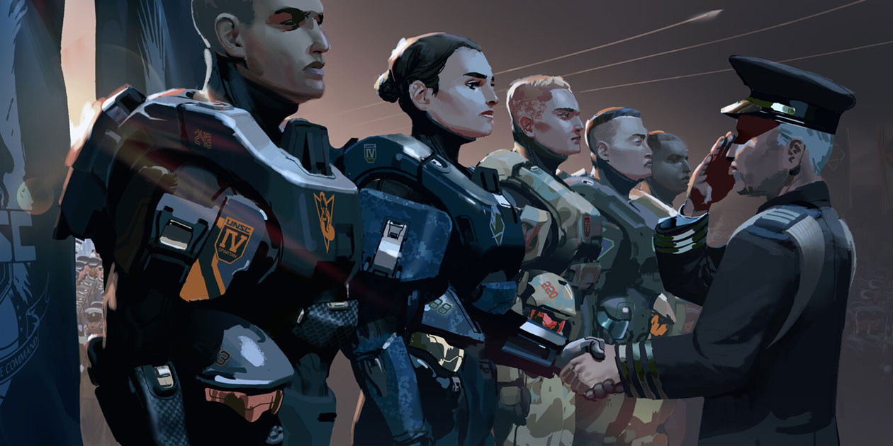 Graduation Concept Art from Halo Infinite