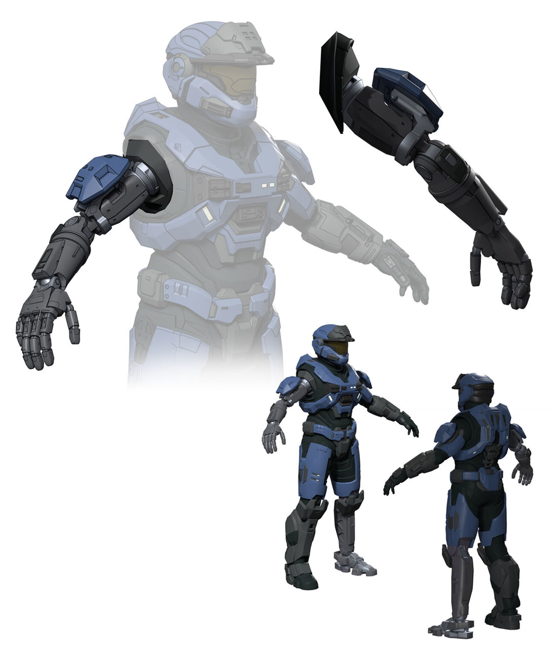 Prosthetics Art from Halo Infinite