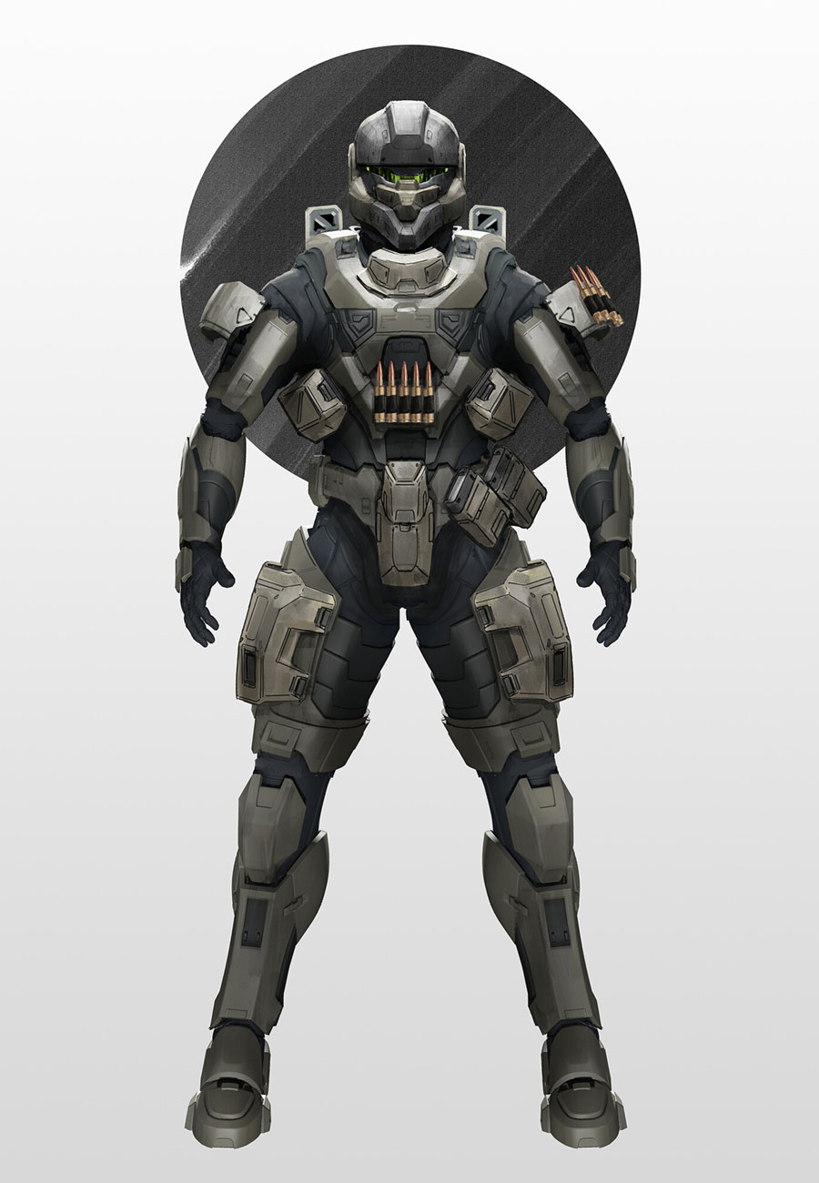 Soldier Armor Art from Halo Infinite