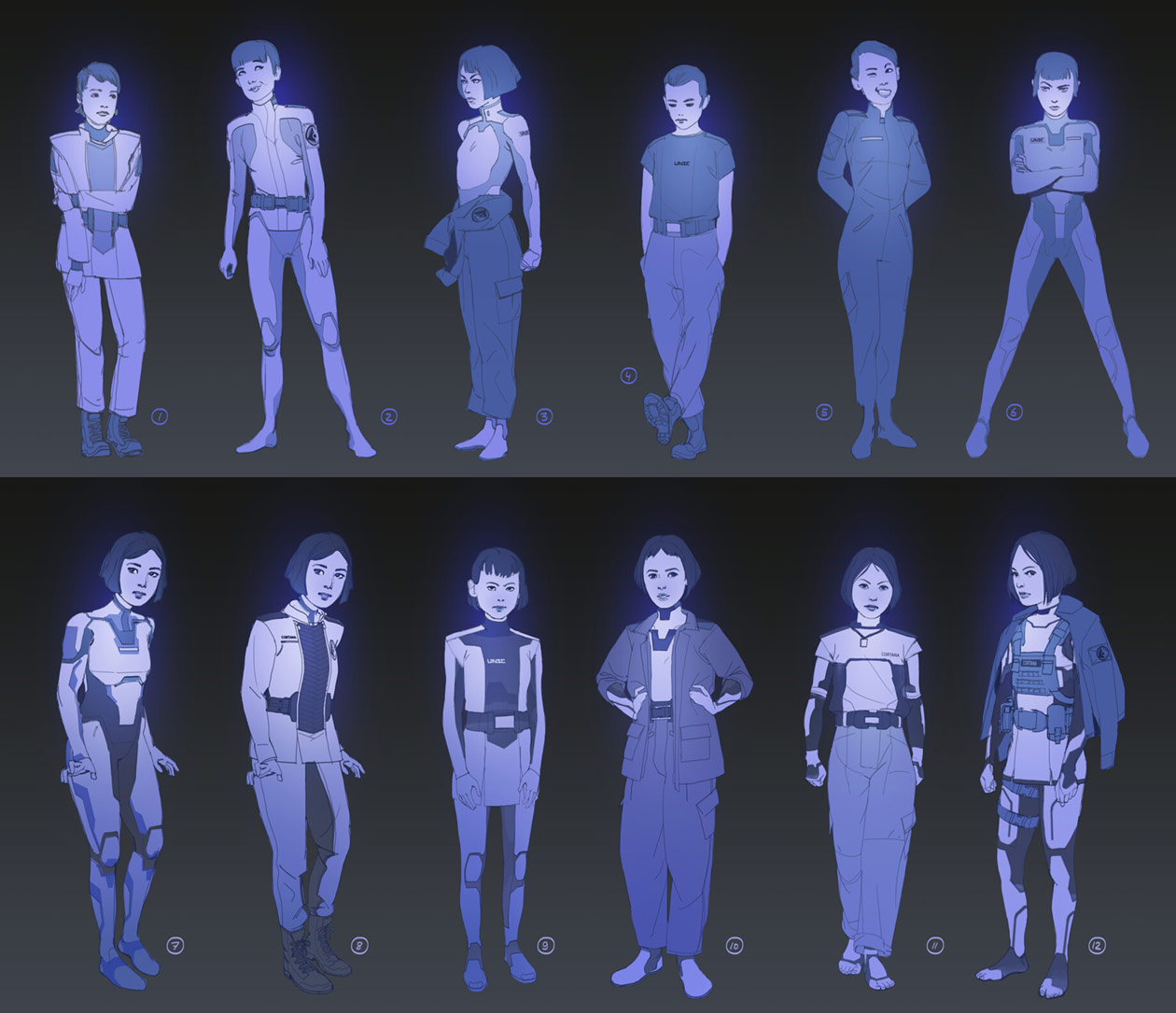 Young Cortana Art from Halo Infinite