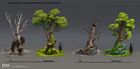Corrupted and Restored Trees