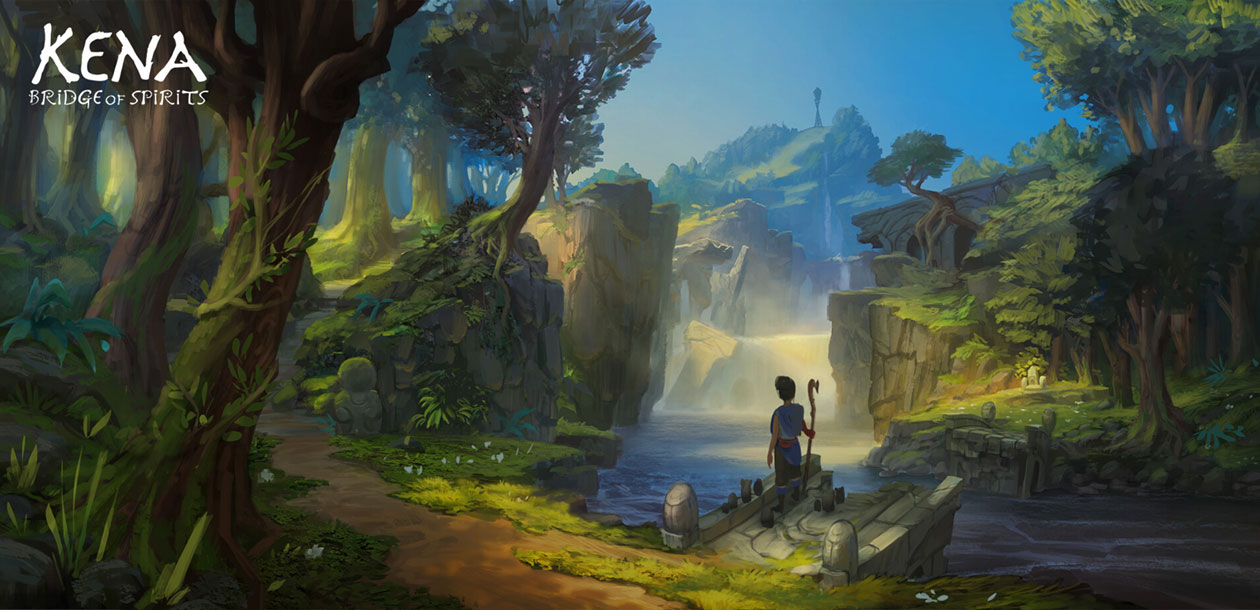 Environment Artwork from Kena: Bridge of Spirits