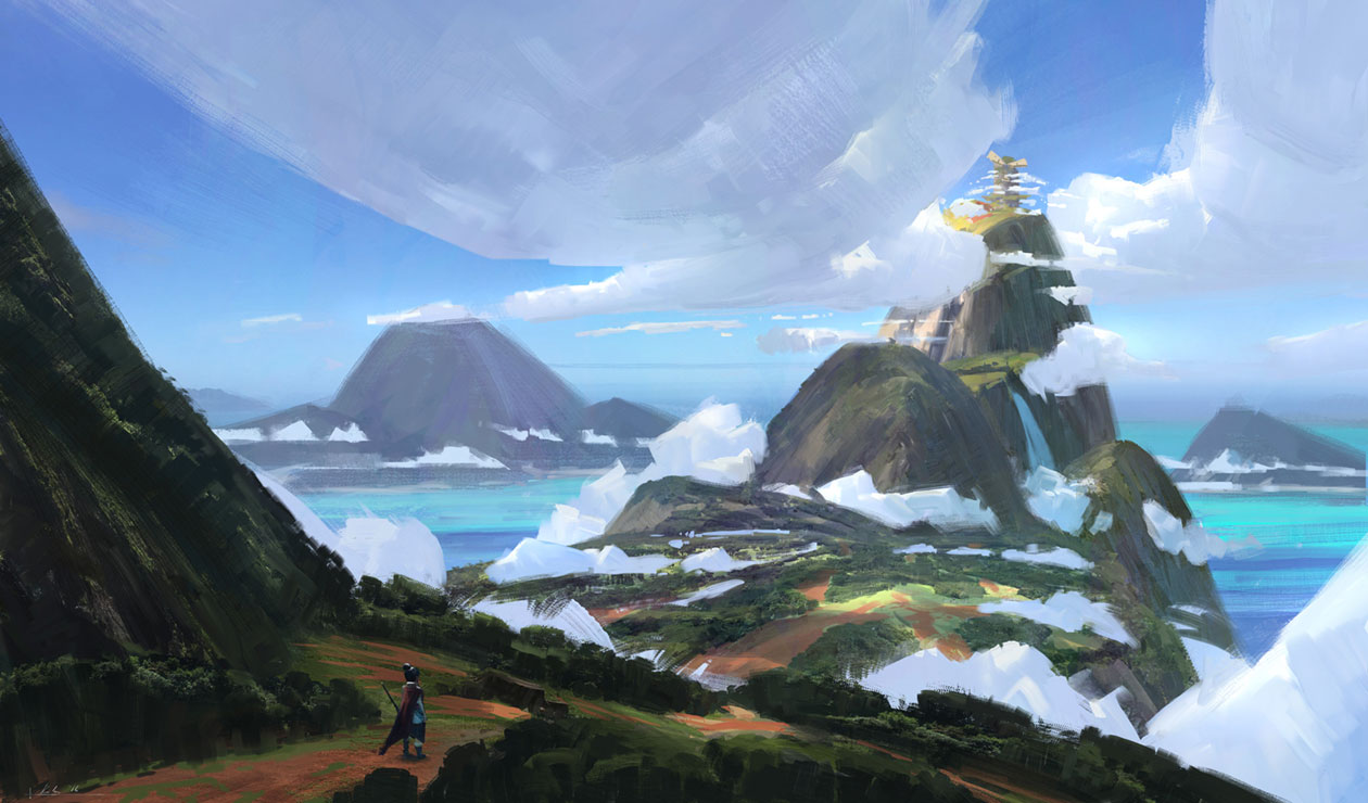 Environment Concept Art from Kena: Bridge of Spirits