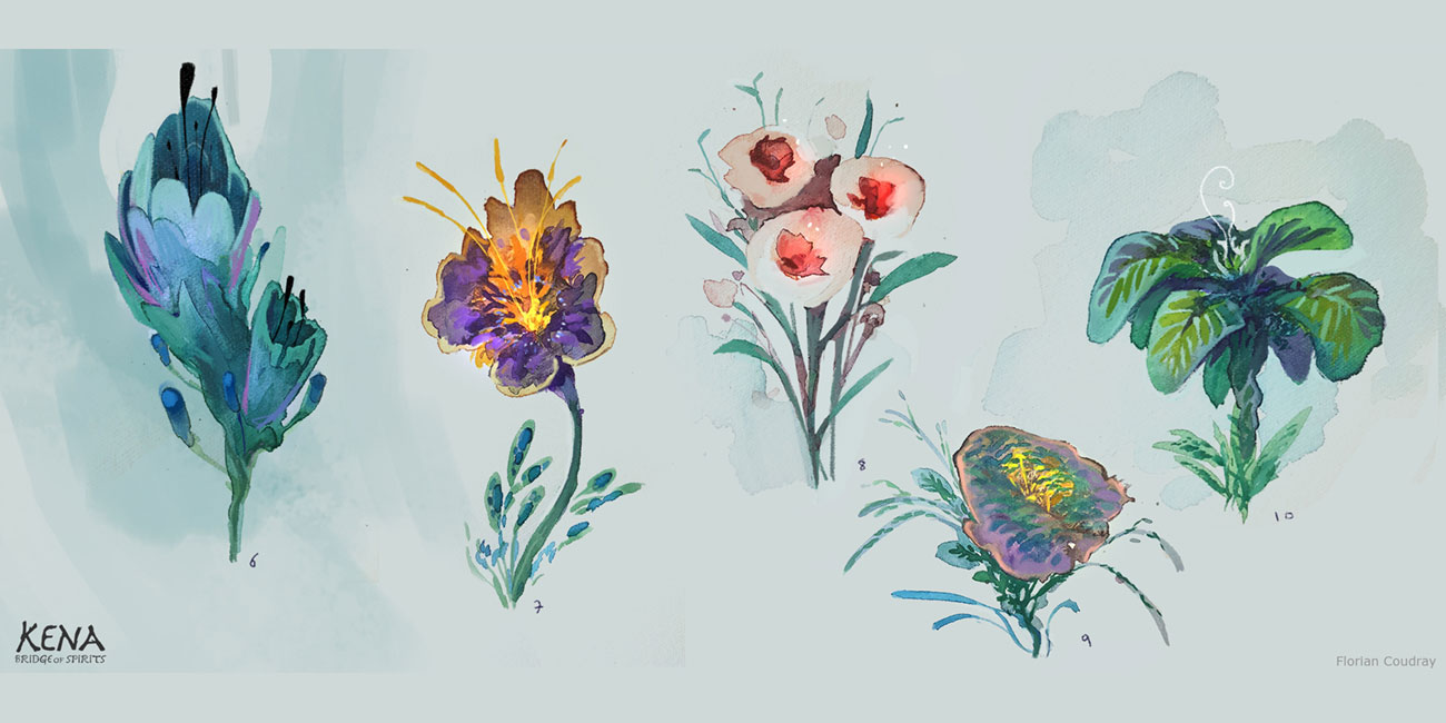 Flowers Artwork from Kena: Bridge of Spirits