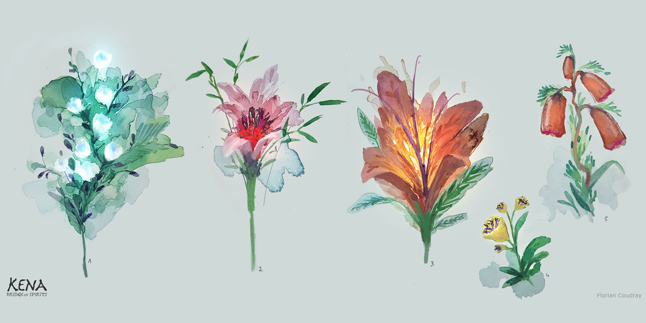 Flowers Art from Kena: Bridge of Spirits