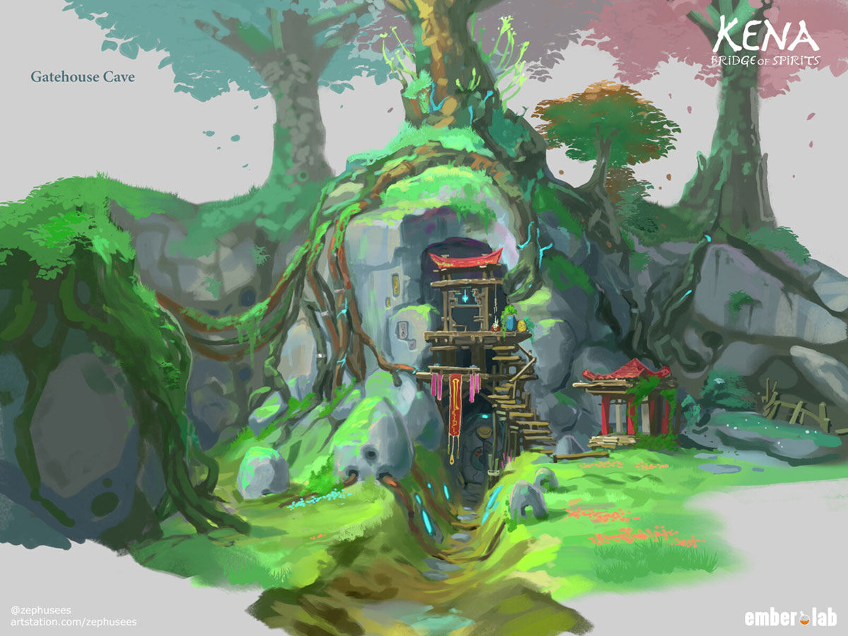 Gatehouse Cave Art from Kena: Bridge of Spirits