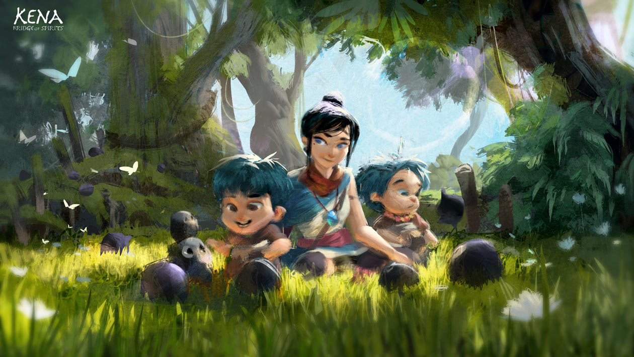 Kena and Kids Art from Kena: Bridge of Spirits