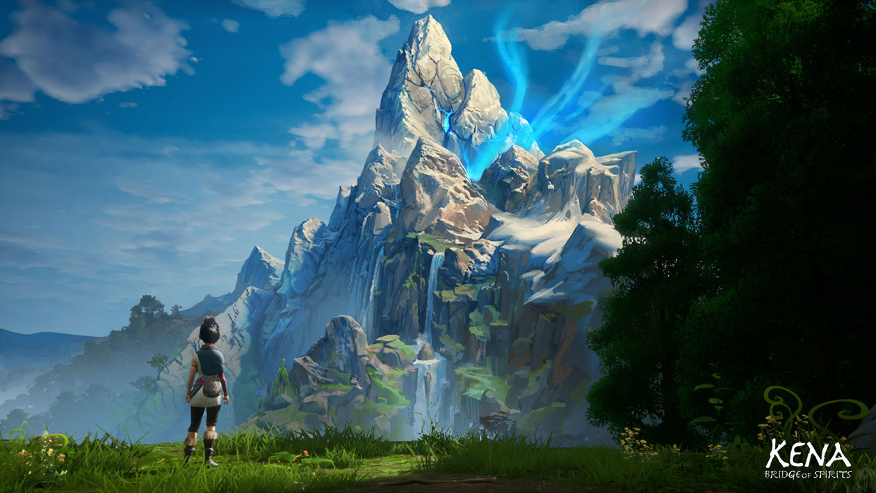 Mountain Vista Art from Kena: Bridge of Spirits