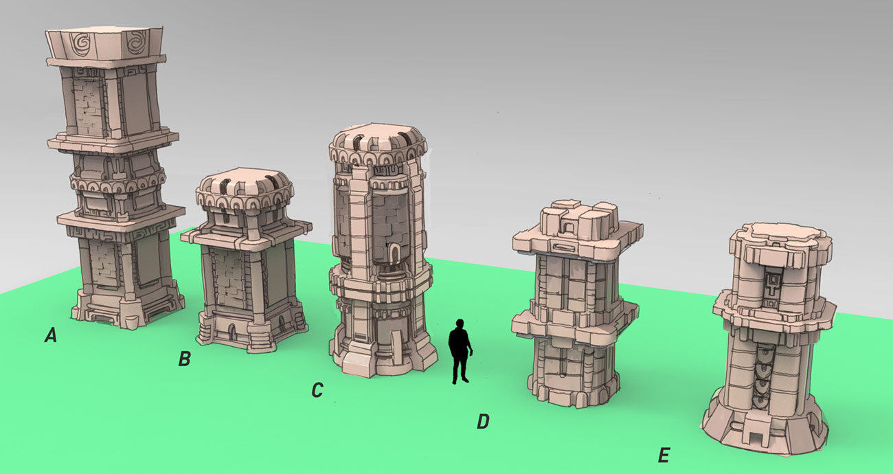 Pillar Art from Kena: Bridge of Spirits