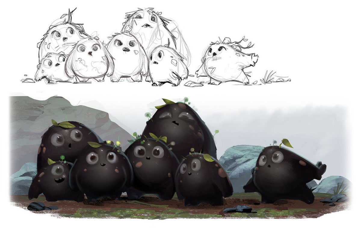 Rot Spirits Art from Kena: Bridge of Spirits