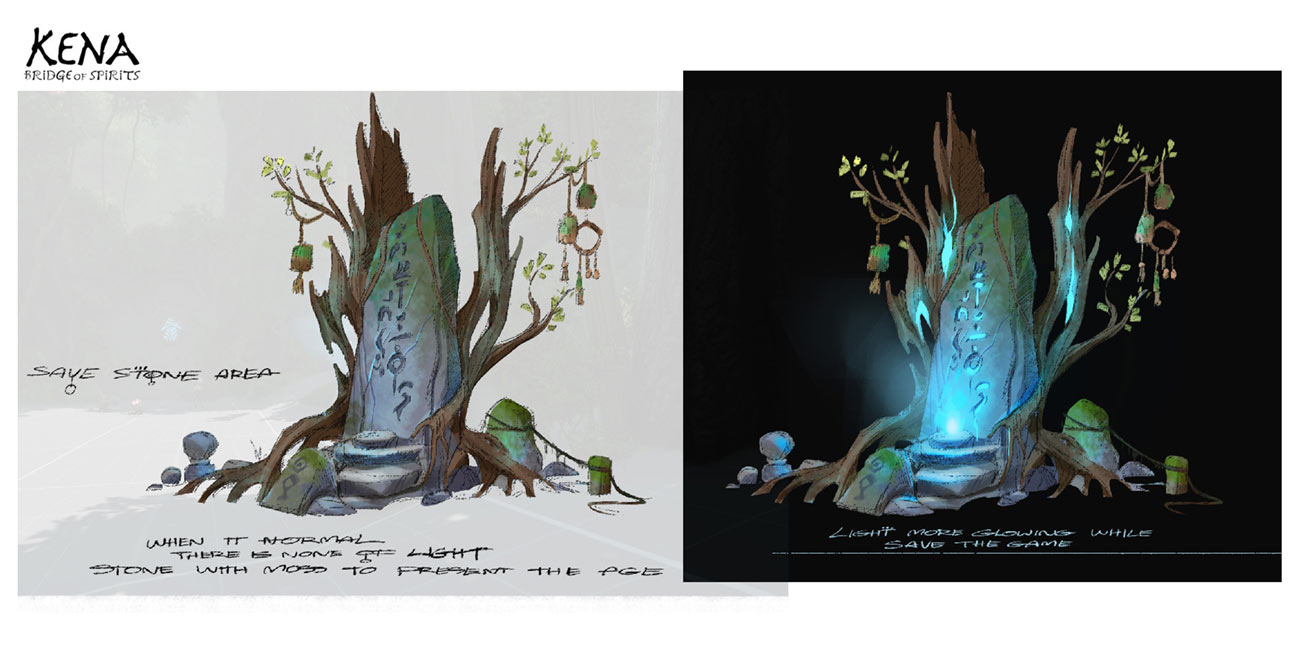 Save Stone Art from Kena: Bridge of Spirits