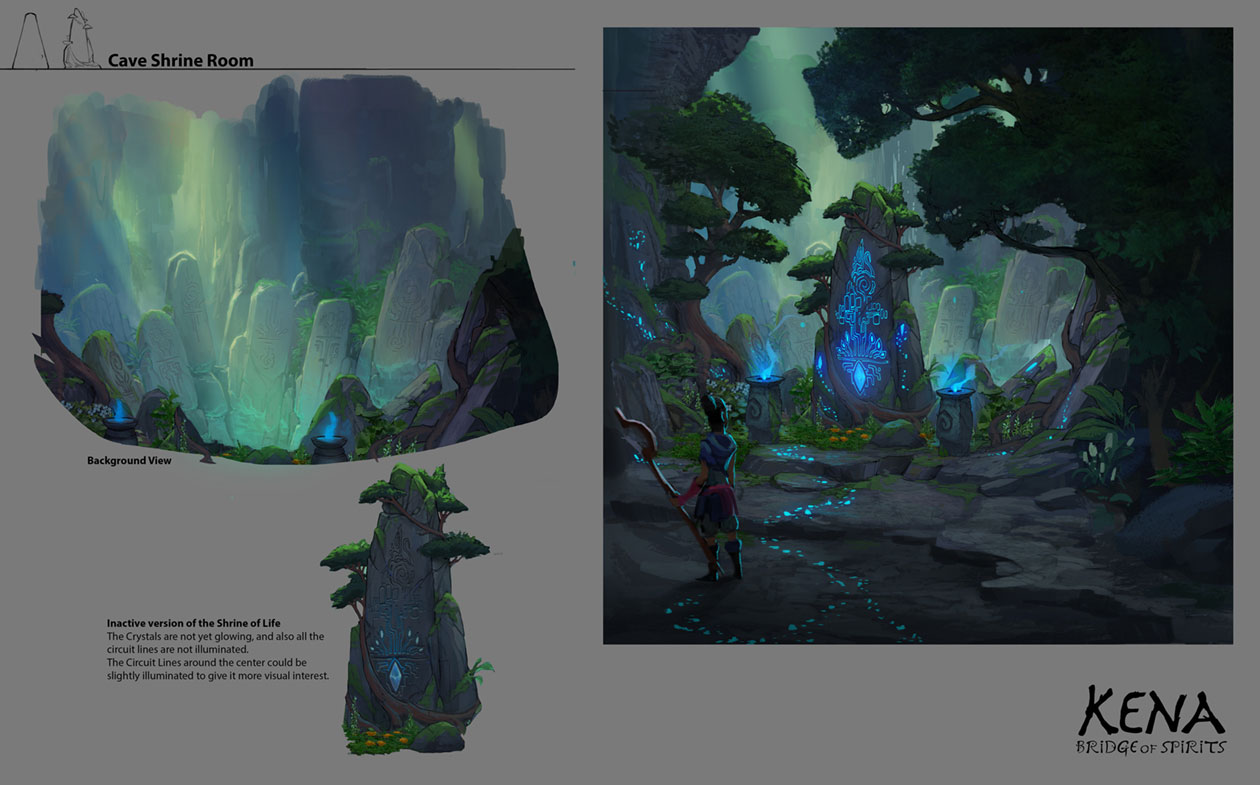 Shrine of Life Art from Kena: Bridge of Spirits
