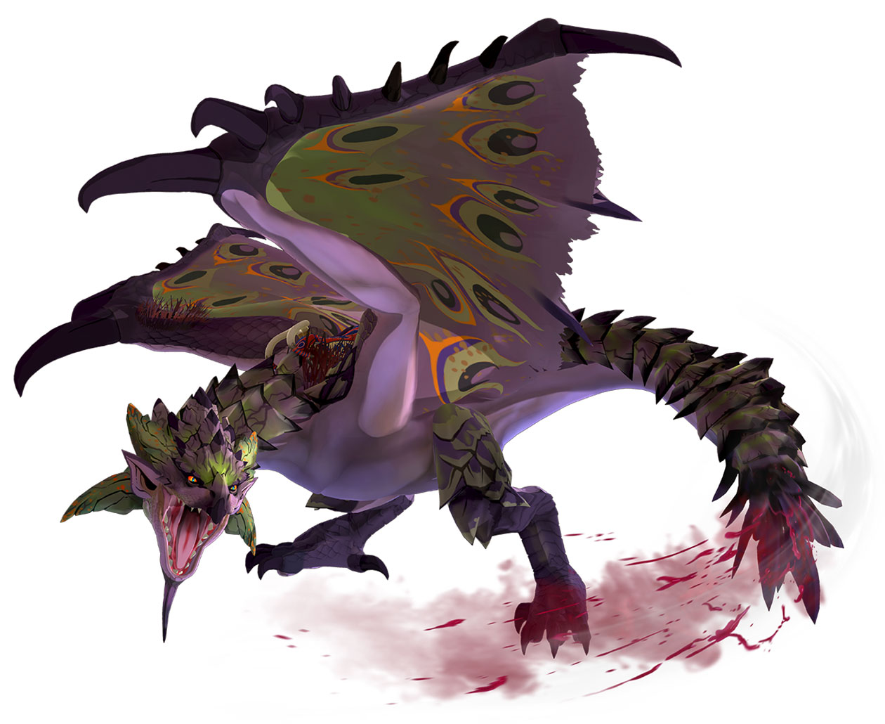 Dreadqueen Rathian Art from Monster Hunter Stories 2: Wings of Ruin