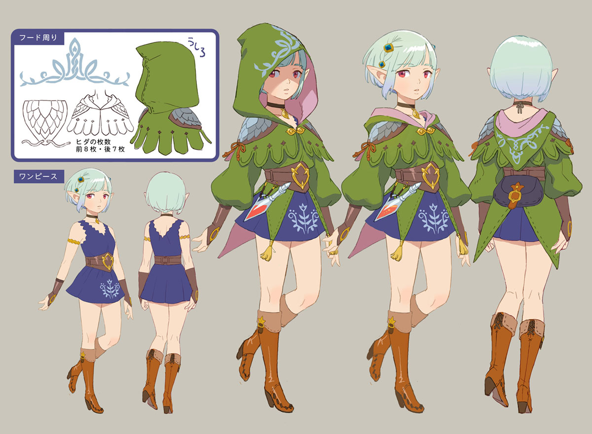 Ena Concept Art from Monster Hunter Stories 2: Wings of Ruin