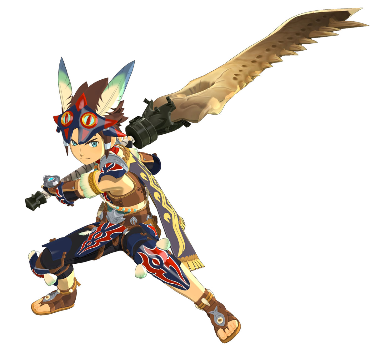 Great Sword Art from Monster Hunter Stories 2: Wings of Ruin