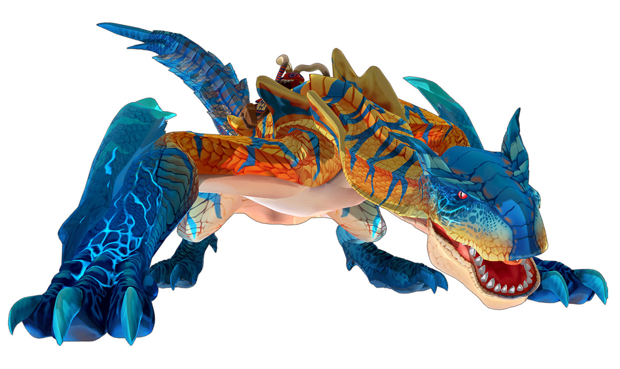 Grimclaw Tigrex Art from Monster Hunter Stories 2: Wings of Ruin