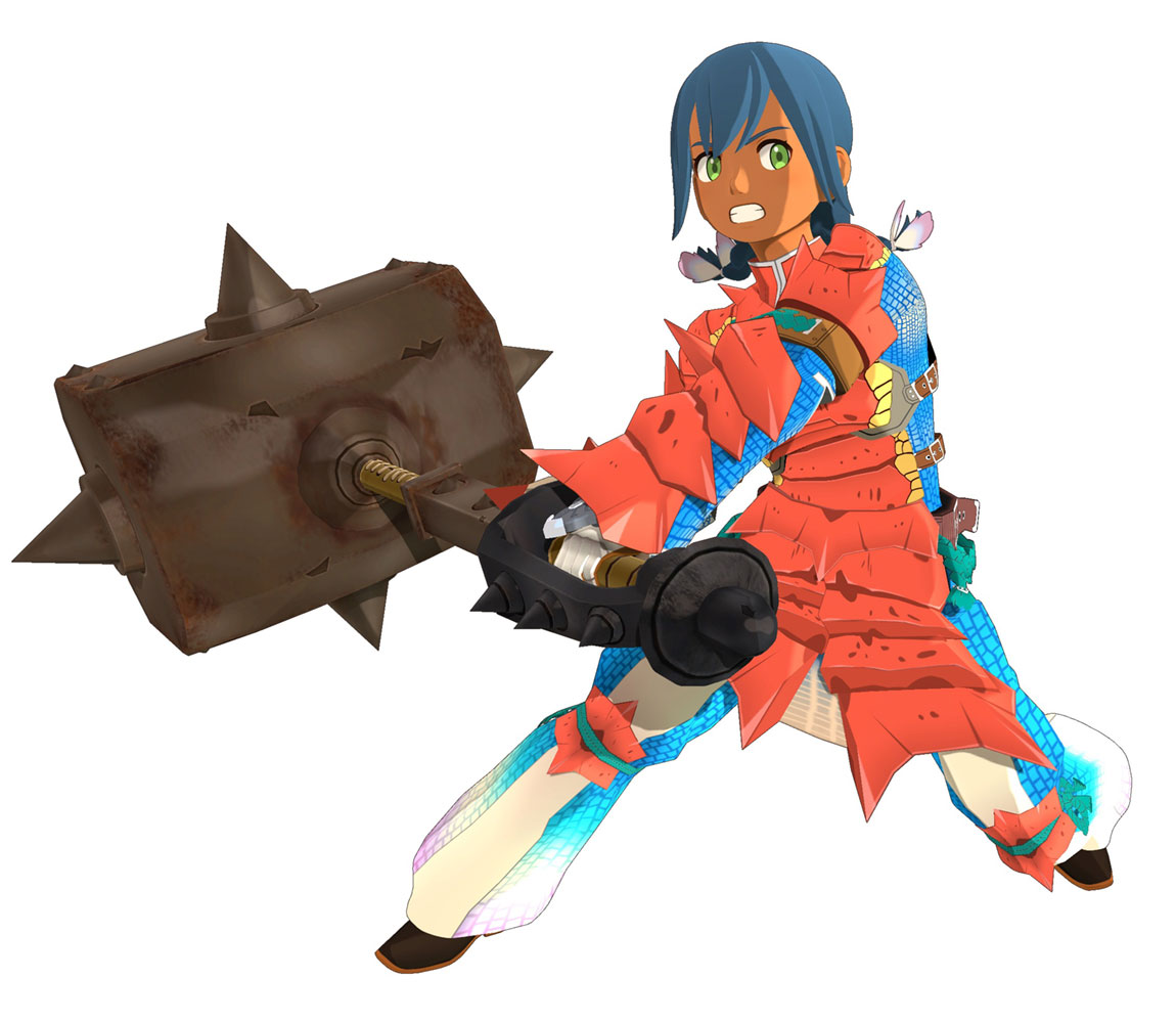 Hammer Art from Monster Hunter Stories 2: Wings of Ruin
