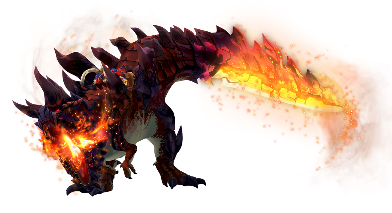Hellblade Glavenus Art from Monster Hunter Stories 2: Wings of Ruin