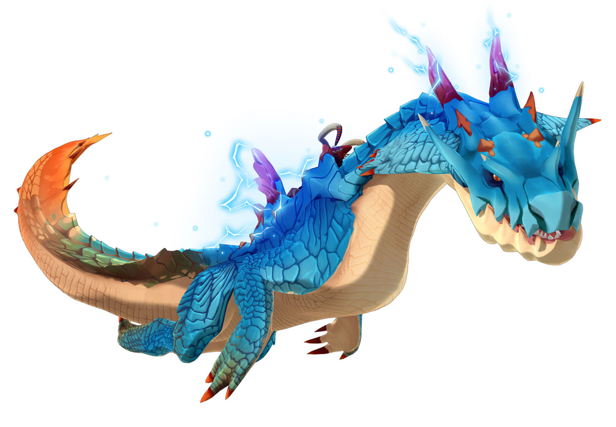 Lagiacrus Art from Monster Hunter Stories 2: Wings of Ruin
