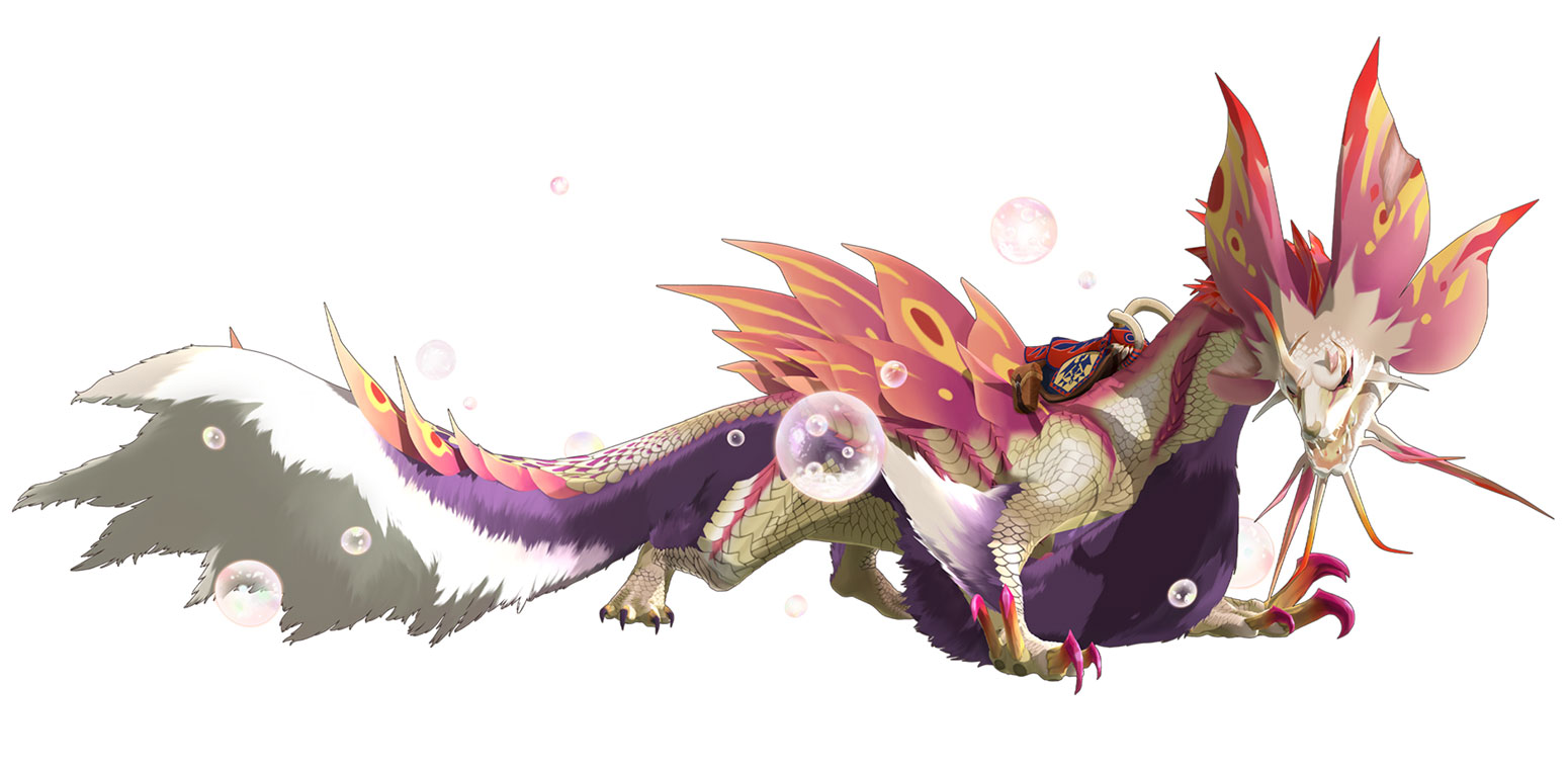 Soulseer Mizutsune Art from Monster Hunter Stories 2: Wings of Ruin