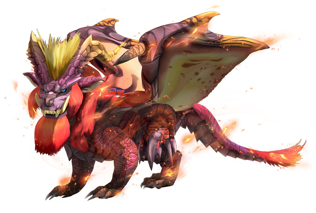 Teostra Art from Monster Hunter Stories 2: Wings of Ruin