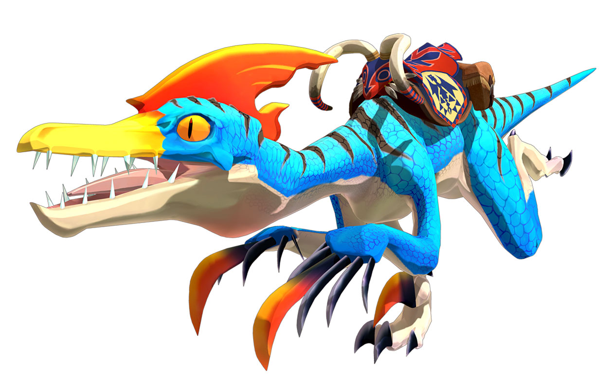 Velocidrome Art from Monster Hunter Stories 2: Wings of Ruin
