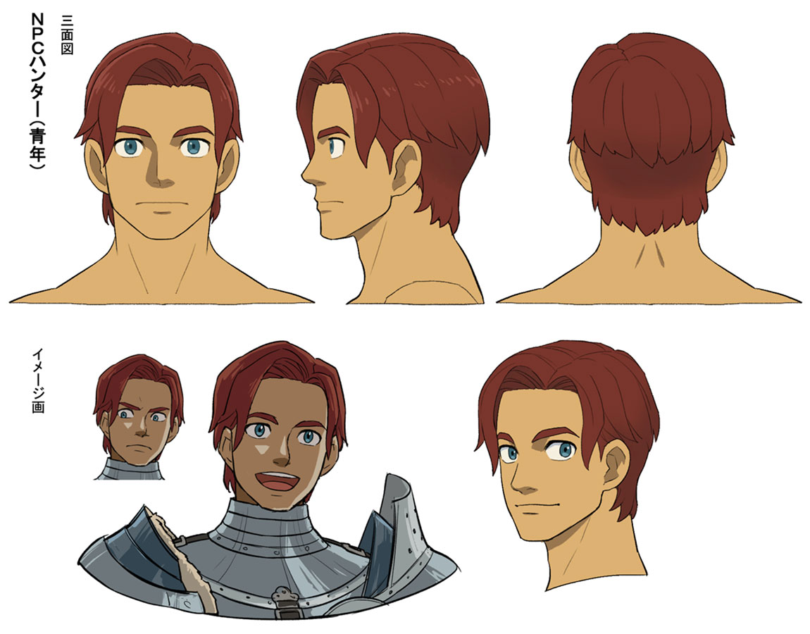 Youth Hunter NPC Concept Art from Monster Hunter Stories 2: Wings of Ruin