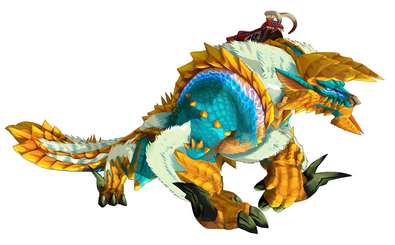 Zinogre Art from Monster Hunter Stories 2: Wings of Ruin