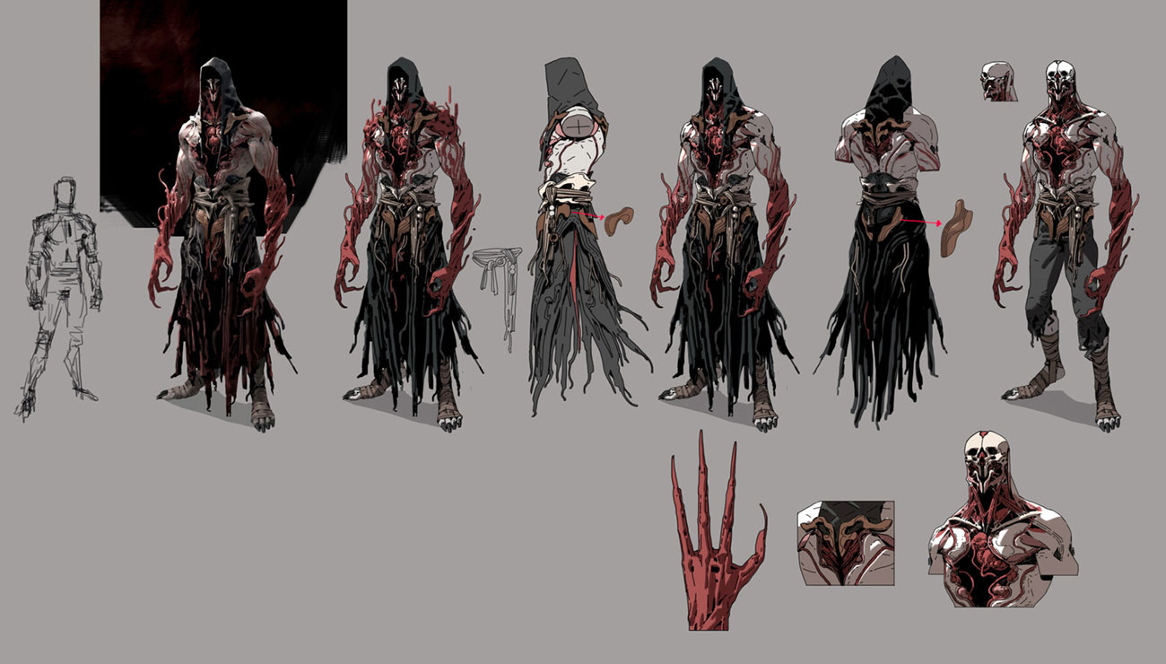 Blood Merchant Sketches from Outriders