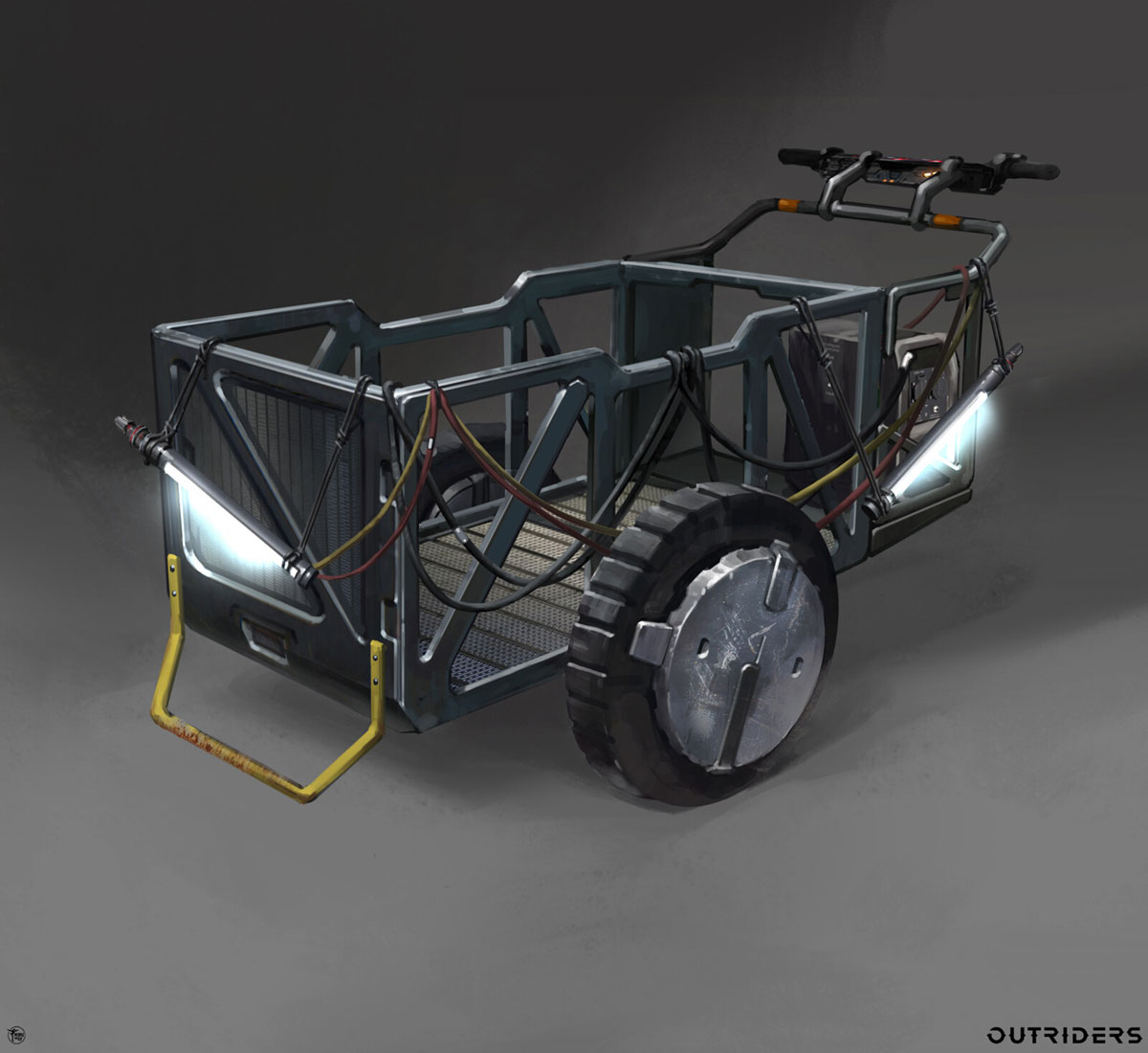 Cart Art from Outriders