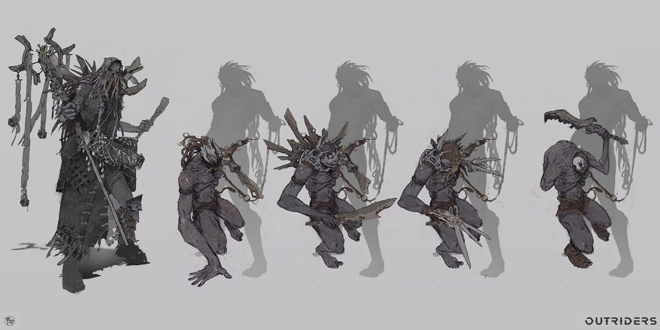 Enoch Natives Sketches from Outriders