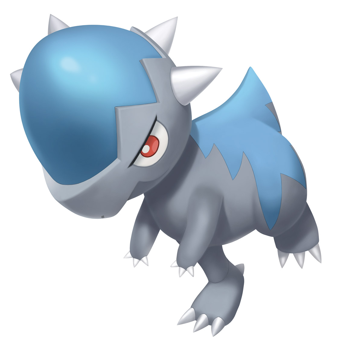 Cranidos Art from Pok&eacute;mon Brilliant Diamond and Shining Pearl