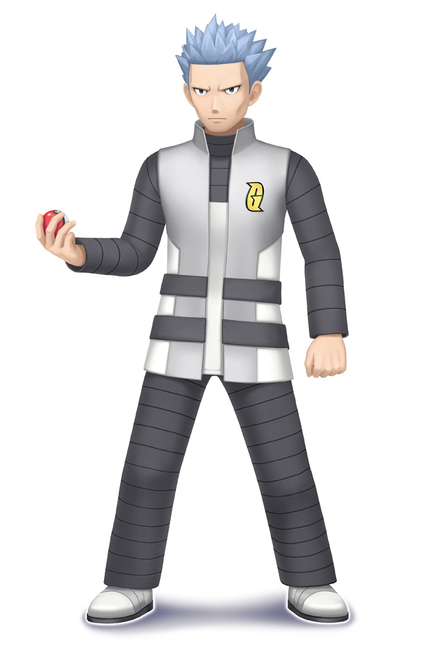 Cyrus Art from Pok&eacute;mon Brilliant Diamond and Shining Pearl