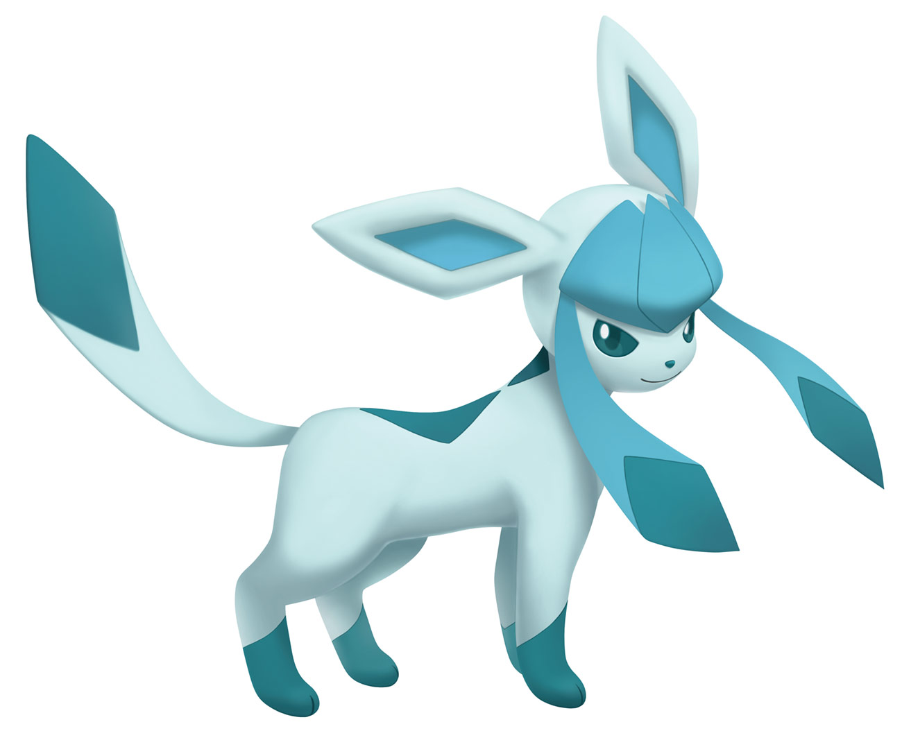 Glaceon Art from Pok&eacute;mon Brilliant Diamond and Shining Pearl