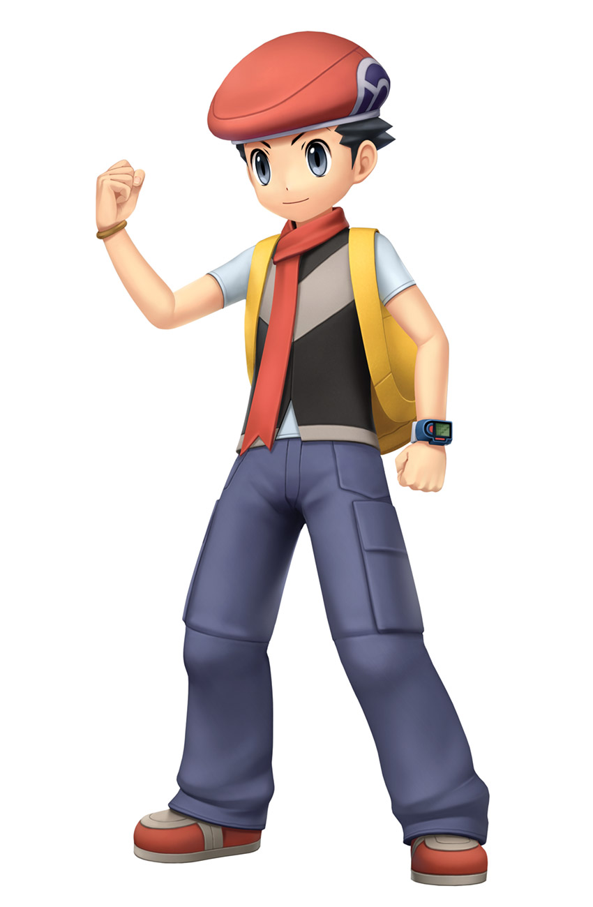 Lucas Art from Pok&eacute;mon Brilliant Diamond and Shining Pearl