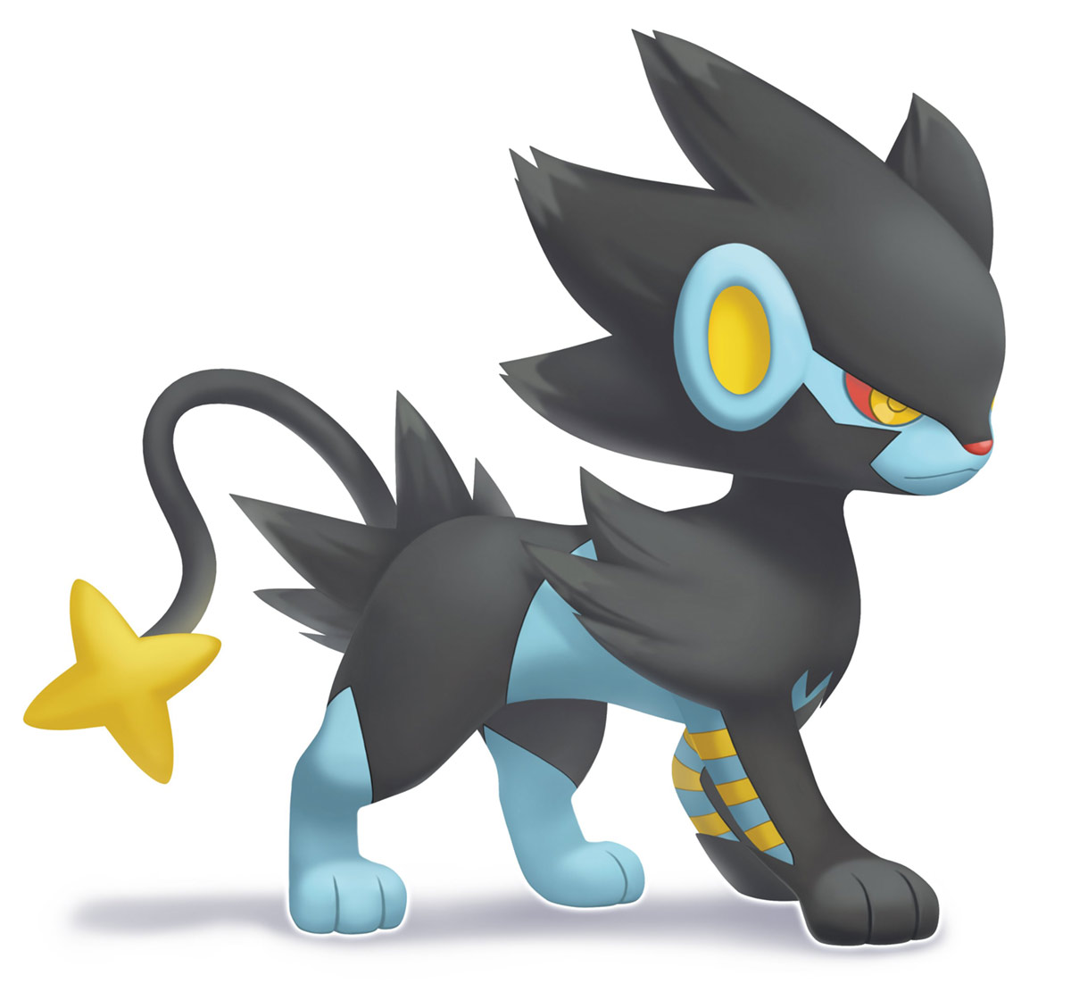 Luxray Art from Pok&eacute;mon Brilliant Diamond and Shining Pearl