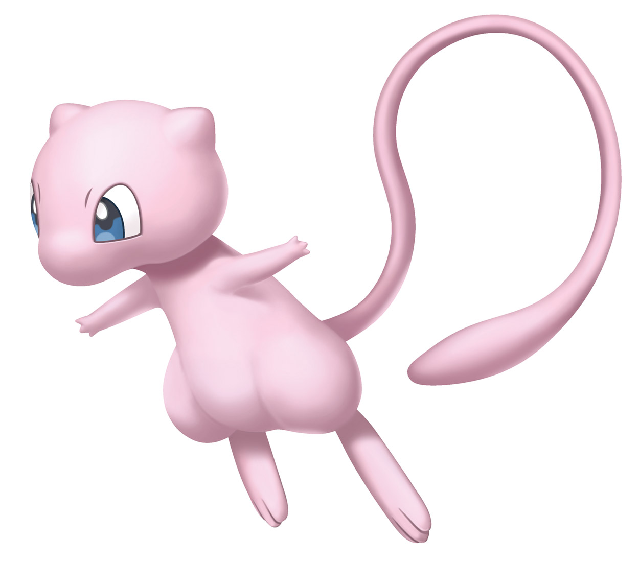 Mew Art from Pok&eacute;mon Brilliant Diamond and Shining Pearl