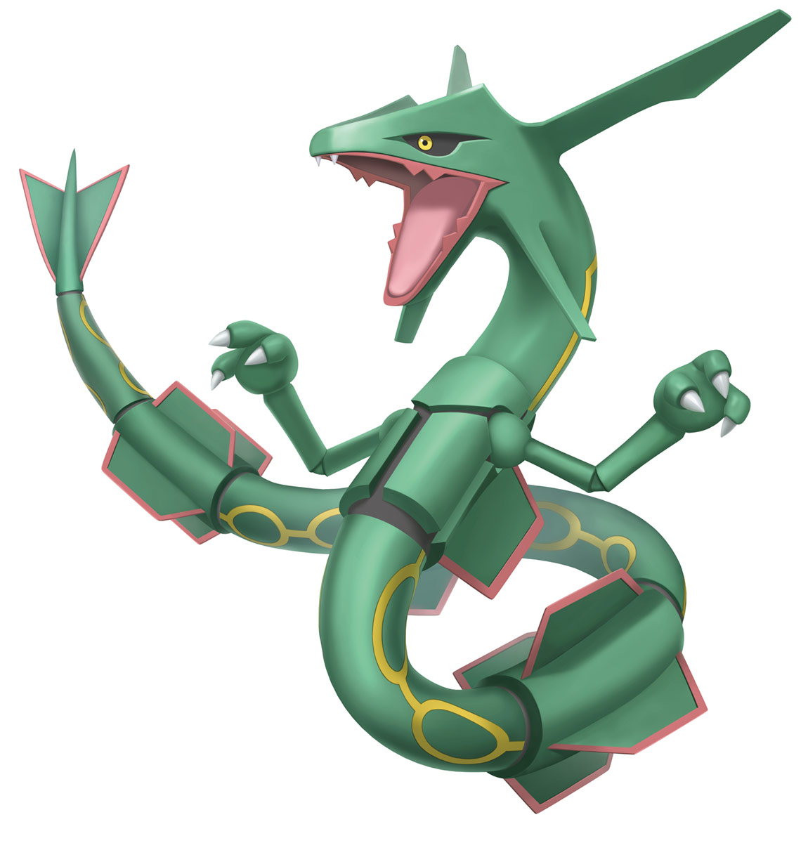 Rayquaza Art from Pok&eacute;mon Brilliant Diamond and Shining Pearl