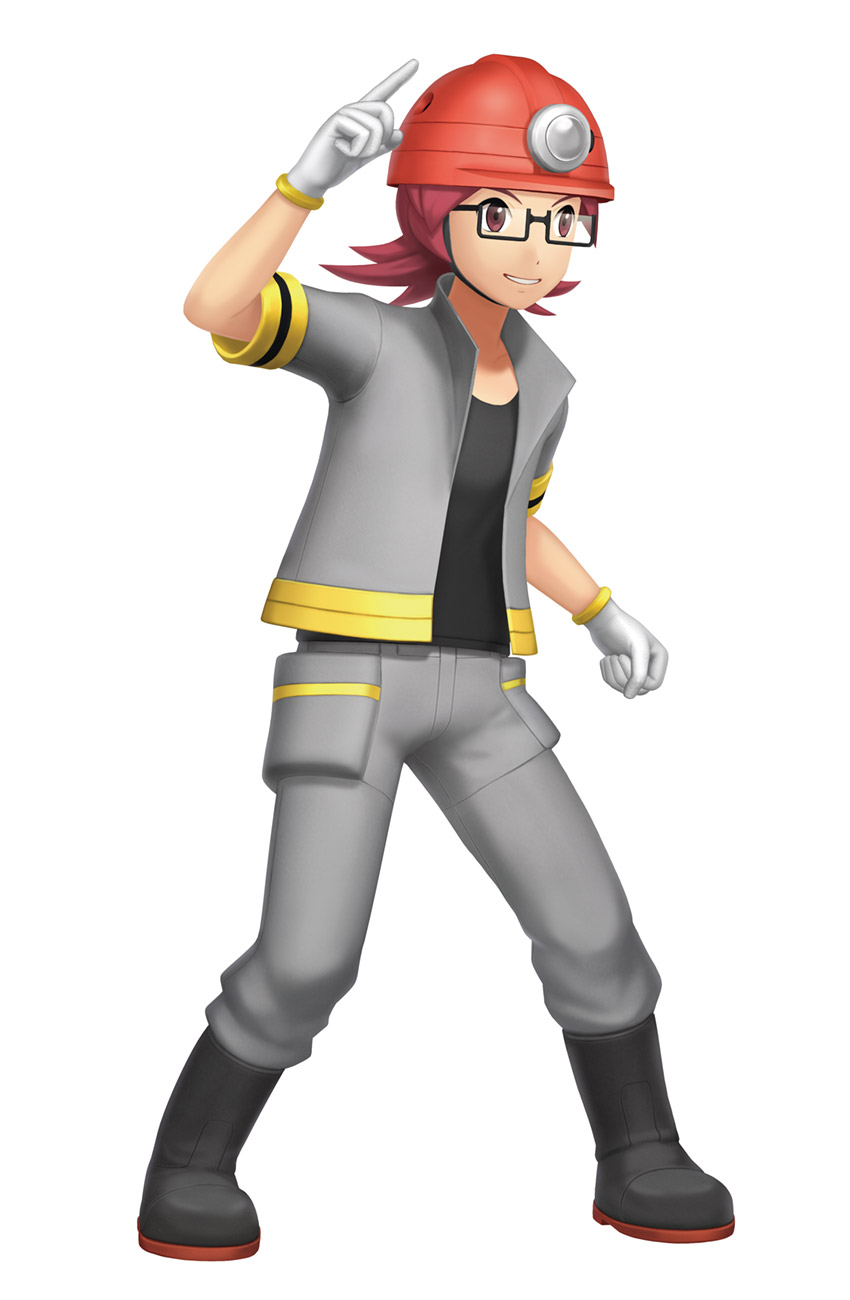 Roark Art from Pok&eacute;mon Brilliant Diamond and Shining Pearl