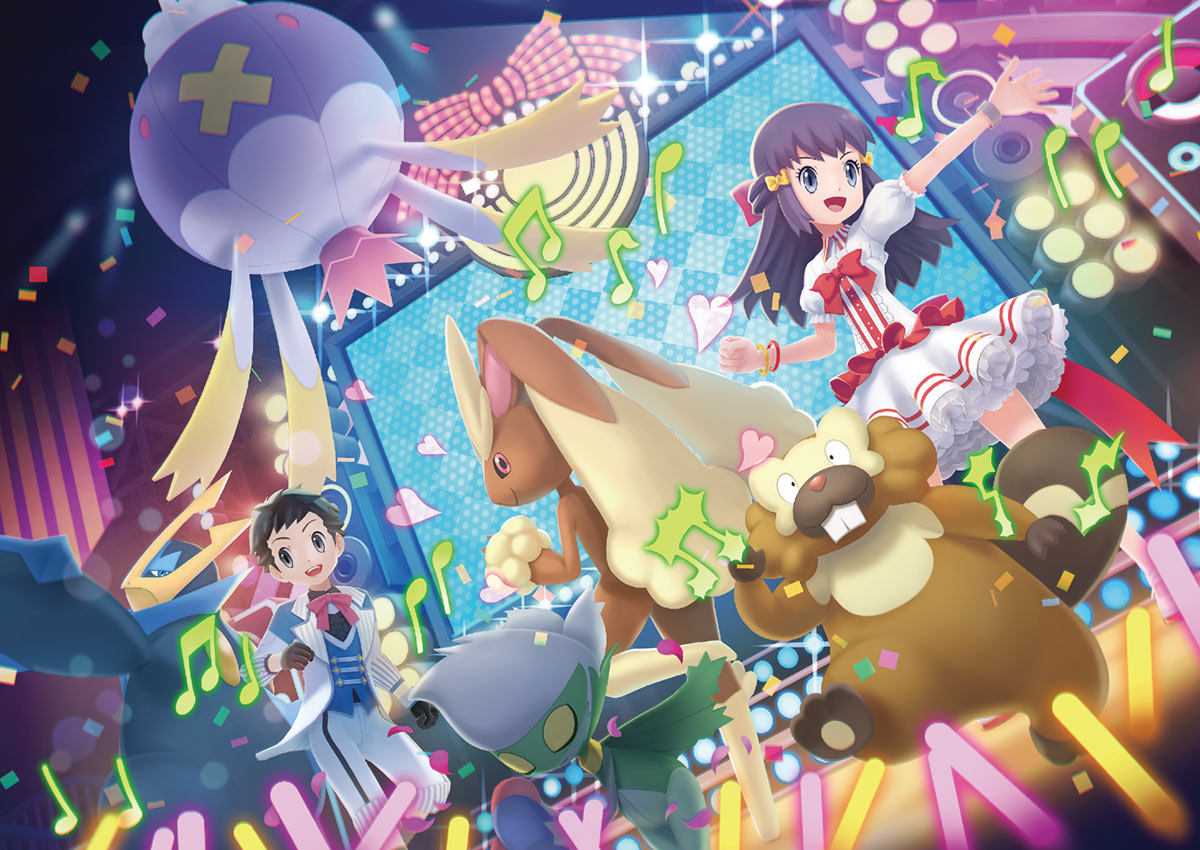 Super Contest Show Art from Pok&eacute;mon Brilliant Diamond and Shining Pearl