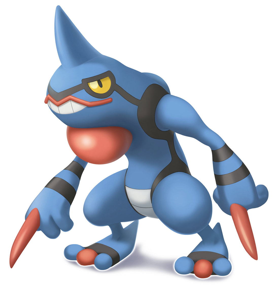 Toxicroak Art from Pok&eacute;mon Brilliant Diamond and Shining Pearl