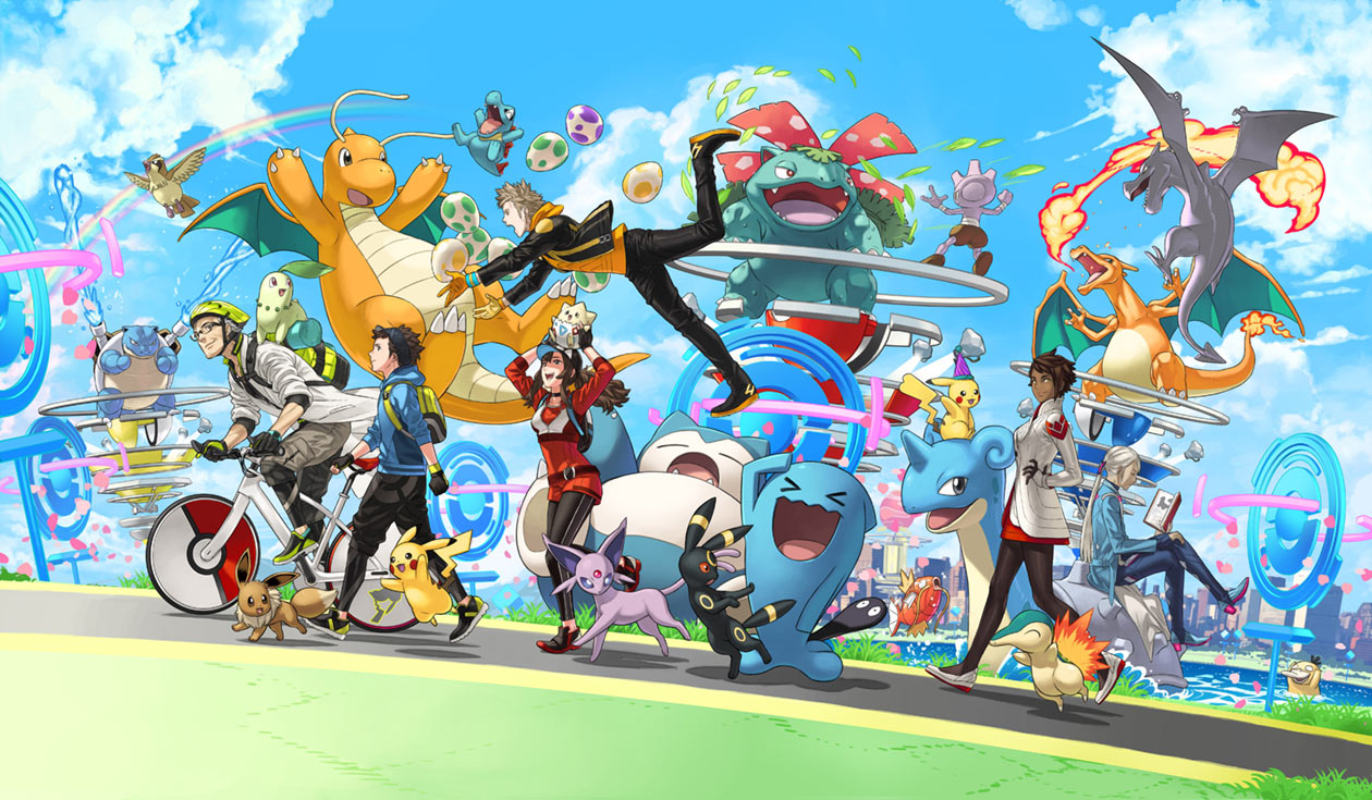 Anniversary Art from Pok&eacute;mon GO
