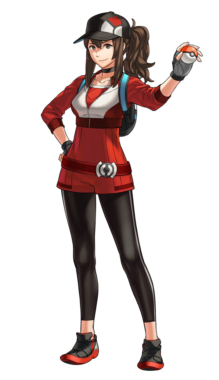 Female Player Art from Pok&eacute;mon GO