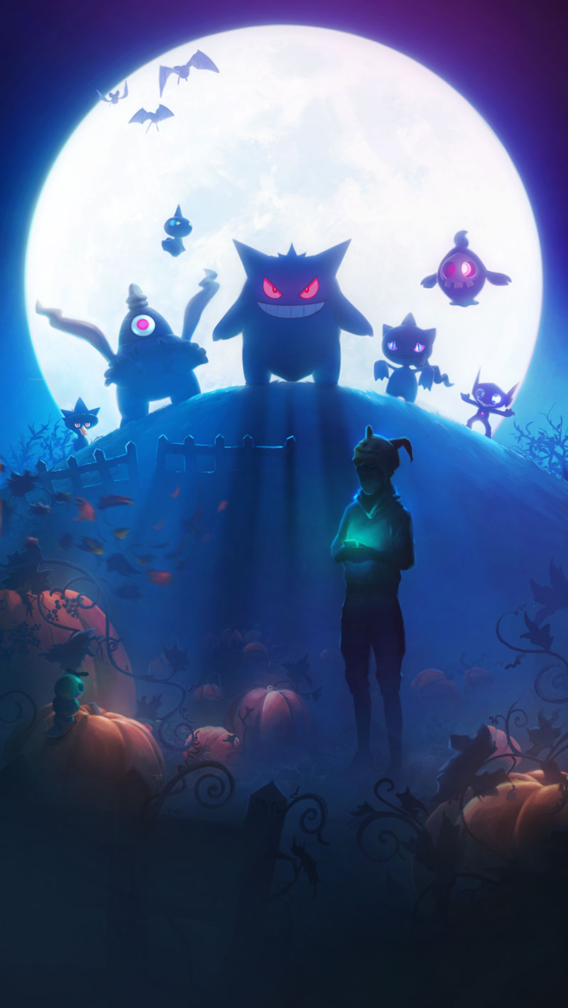 Halloween 2017 Loading Screen Art from Pok&eacute;mon GO
