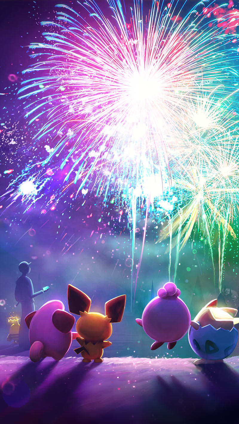 New Year 2017 Loading Screen Art from Pok&eacute;mon GO