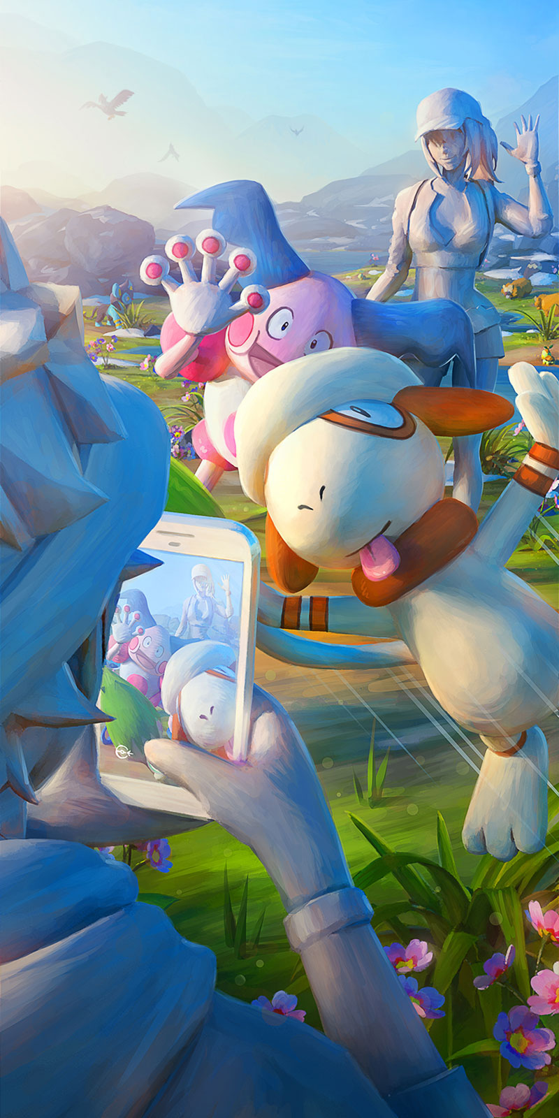 Spring 2019 Loading Screen Art from Pok&eacute;mon GO