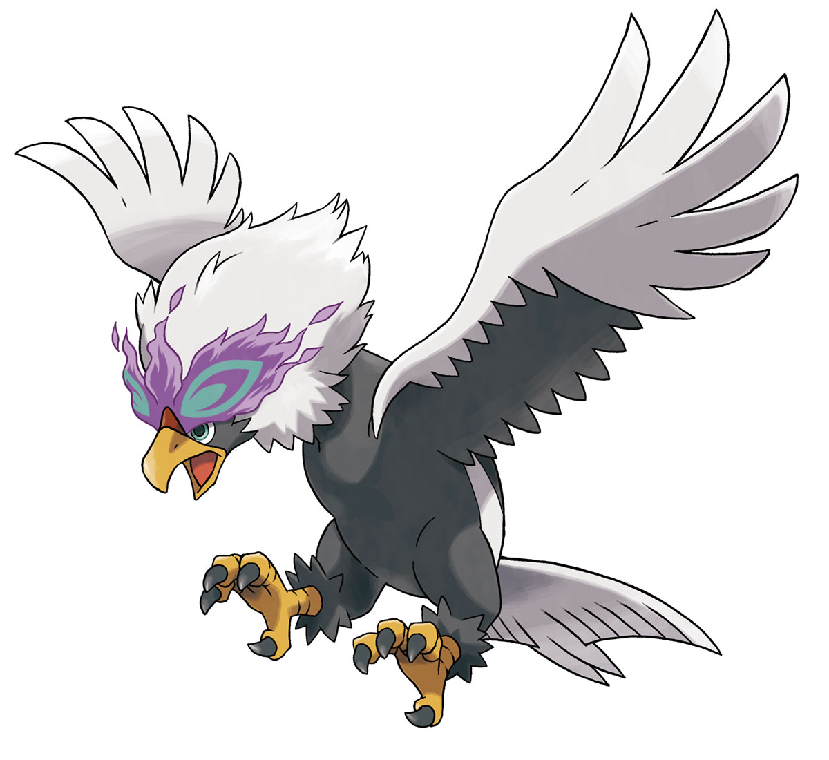 Hisuian Braviary Art from Pok&eacute;mon Legends: Arceus