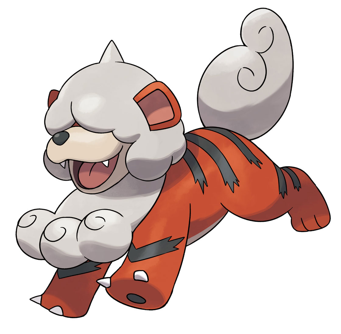 Hisuian Growlithe Art from Pok&eacute;mon Legends: Arceus